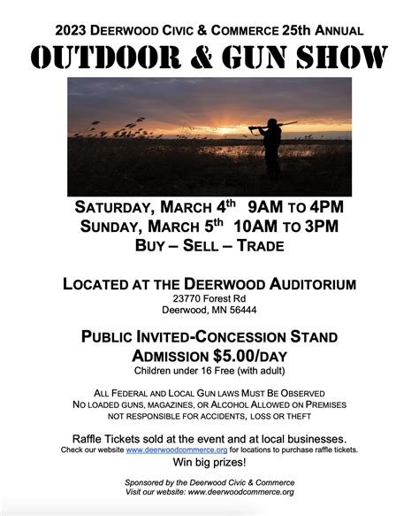 Deerwood Outdoor & Gun Show 2024 • Deerwood, MN