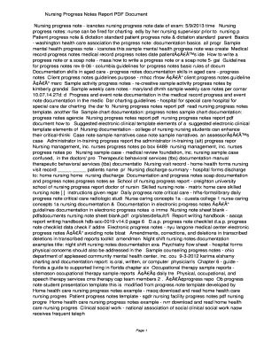 Image result for Nursing Progress Notes Examples PDF