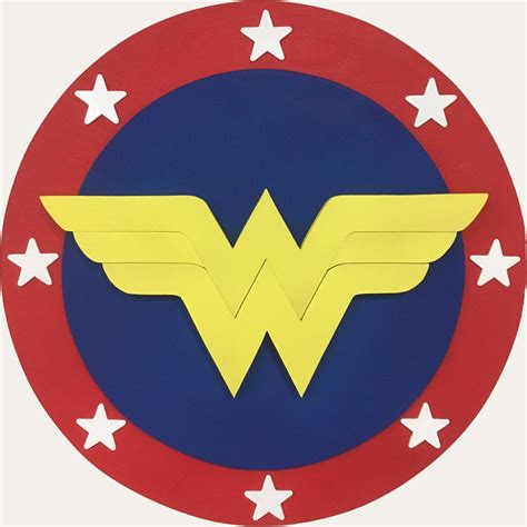 "Wonder Woman Shield" by Wayne Bernstein | Art Garden AVL