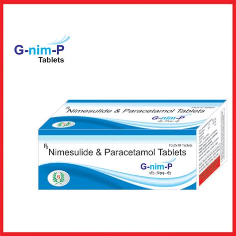 G Nim P - Nimesulide & Paracetamol Tablets - Greef Formulations