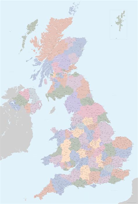 Best detailed map base of the UK / United Kingdom – Maproom