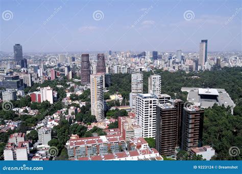 Mexico City skyline stock photo. Image of urban, mexican - 9223124