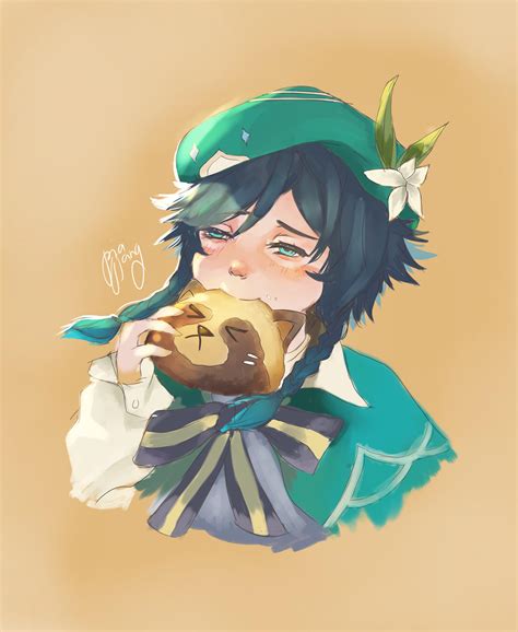 drew venti eating dizziness-begone-no-jutsu to sober up after the festival : r/Genshin_Impact