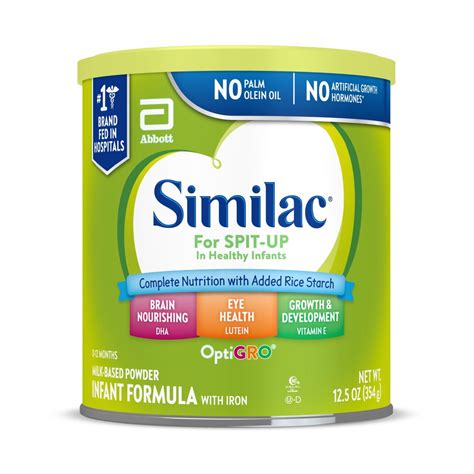 Similac For Spit-Up Infant Formula With Iron, 12.5-oz Can - Walmart.com