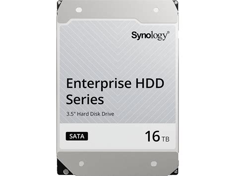 "Synology Enterprise 16TB HDD SATA III 6Gb/s 7200 RPM 512MB Cache 3.5 ...