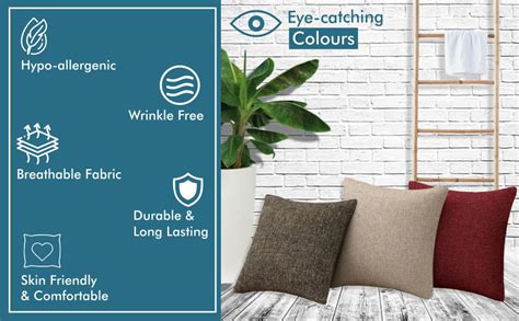 Buy Yellow Weaves Decorative Jute Cushion Covers (16 X 16 Inches ...