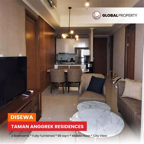 Fully Furnished Interior Modern Taman Anggrek Residences Tipe Condo 2 ...
