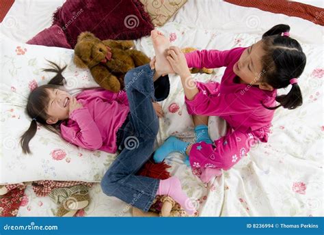 Tickling feet stock photo. Image of pull, child, laugh - 8236994