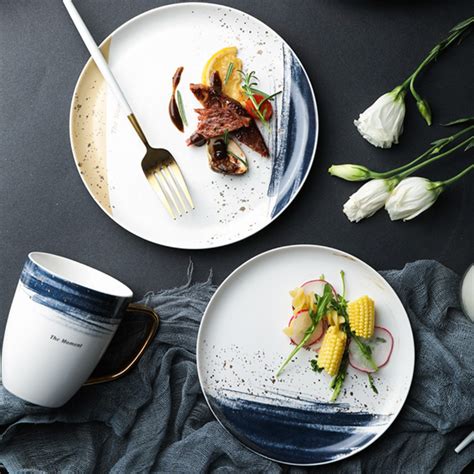 Midnight Ceramic Snack Plate 6 Inch Online - Premium Snack Plate | Nestasia