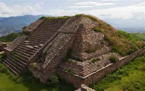 One of Monte Alban's impressive pyramids in Oaxaca | Destinations in ...