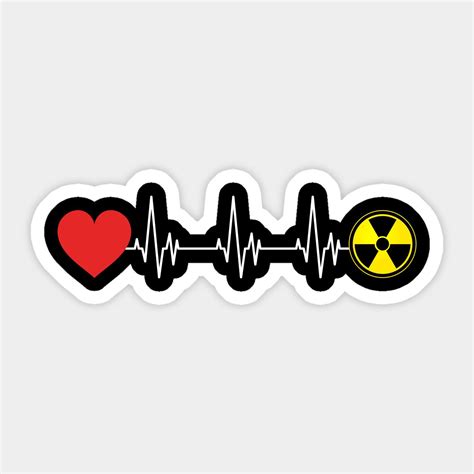 Radiologic Technologist Rad Tech Heartbeat Sticker | Radiographer