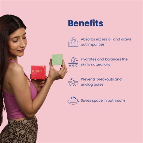Prezerve Purifying Face Wash Bar for Oily to Normal Skin