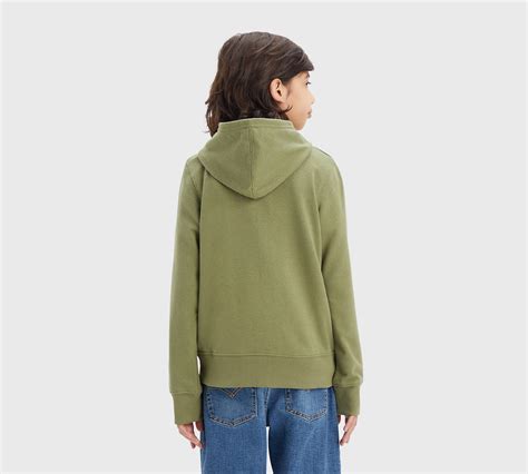 Teenager Logo Full-zip Hoodie - Green | Levi's® NO