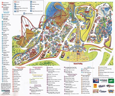 Park Map: Dorney Park 1998 - The DoD3