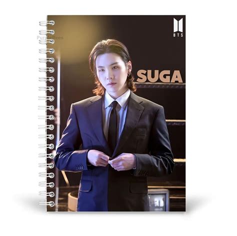 Buy BTS Black coat hot Diary | Bts Printed Unruled 160 Pages A5 Size ...