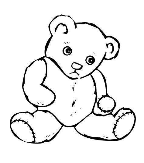 Drawing Sad Teddy Bear coloring page - Download, Print or Color Online ...