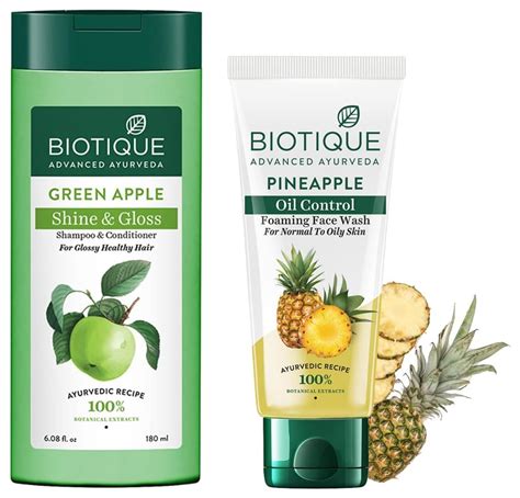 Buy Biotique Bio Green Apple Fresh Daily Purifying Shampoo and ...