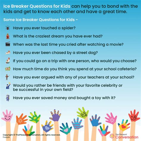 600+ Ice Breaker Questions for Kids - The Ultimate List