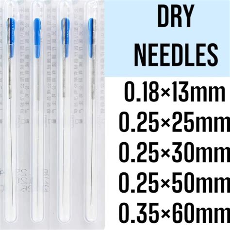 ACCUPUNCTURE NEEDLES FOR DRY NEEDLING ( Different sizes ) - PhysioNest