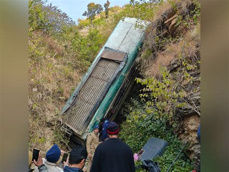 At least six dead as passenger bus falls into a deep gorge in Almora