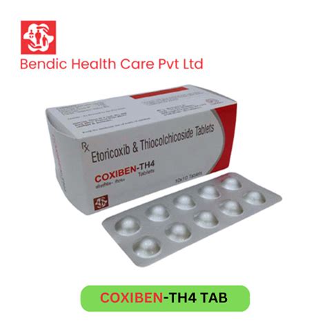 Coxiben th4 - Etoricoxib & Thicolchicoside Tablets - Bendic Healthcare ...