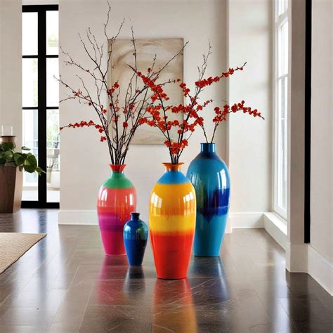 30 Large Floor Vase Decoration Ideas for Elegant Interiors