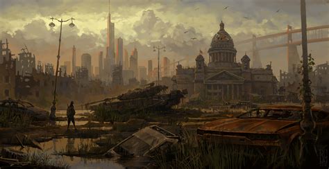 City, Post Apocalyptic, Ruin, Warrior 4k, HD Wallpaper | Rare Gallery
