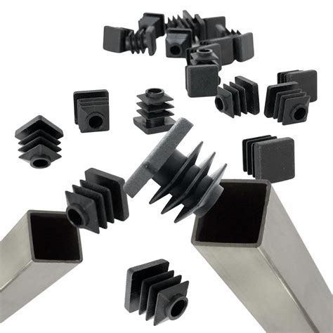 EZends Premium Grade 1/2 Inch Extra Durable Square Plastic End Plug ...