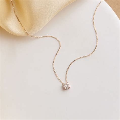 Floral Sparkle Diamond Necklace