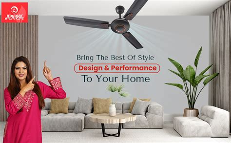 Buy Aparna Magic 1200 mm (48 inch) High-Speed Ceiling Fan (Smoke Brown ...