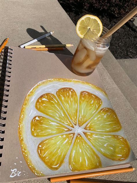 Image result for Lemon Drawing Colored
