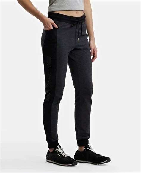 Buy Super Combed Cotton Elastane Slim Fit Joggers With Side Pockets ...