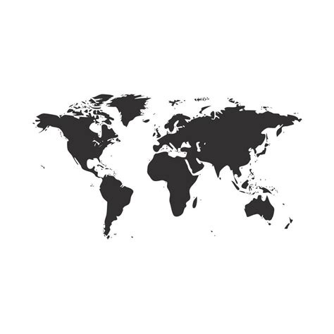World Map Vector with Borders 的图像结果