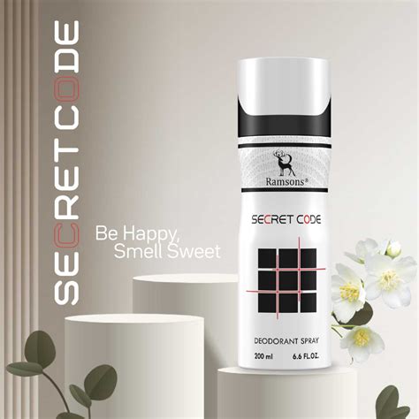 Secret Code - Deodorant Spray - 200ML – Ramsons Perfumes