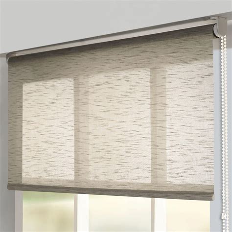 Buy DECO WINDOW Beige Sheer Roller Blind - 41x84" from Deco Window at ...