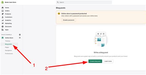 Image result for How to Create a Blog Post in Shopify