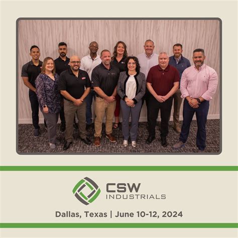 CSW Industrials Inc. on LinkedIn: #leadership #teamwork #respect # ...