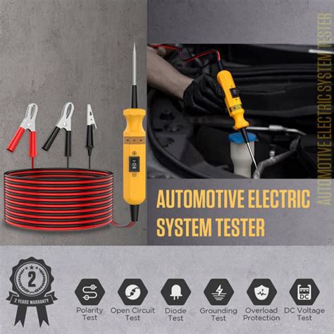 Buy 13FT Cable Length Circuit Tester Power Automotive Probe Test Relay ...