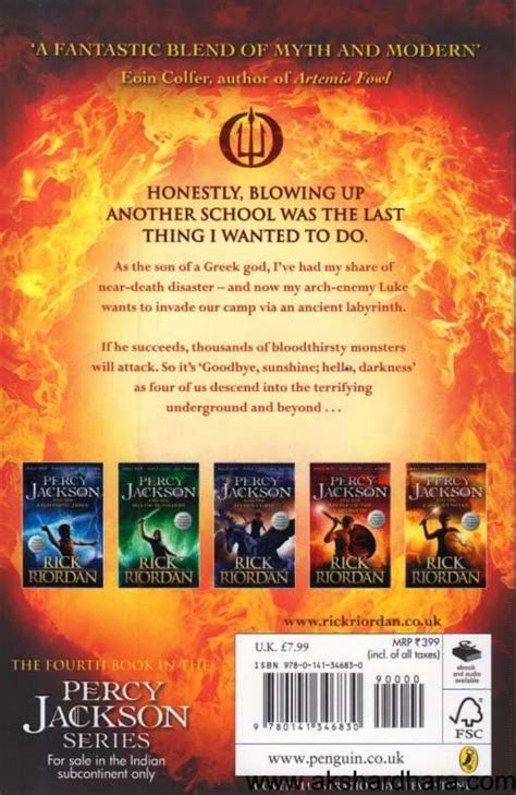 Percy Jackson And The Battle Of The Labyrinth ( Percy Jackson And The ...