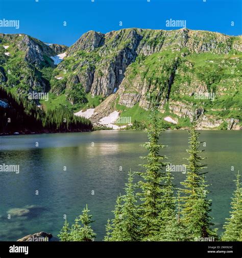 heart lake in the bitterroot mountains near superior, montana Stock ...