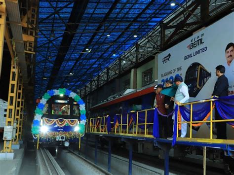 BEML Strengthens Rail Manufacturing as MP CM Flags-off 2100th Metro ...