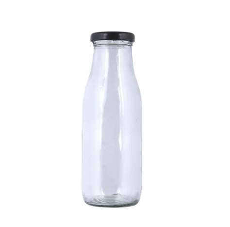 Glass Bottle + Black Aluminum Lug Cap - 300ml – Formulators Inc