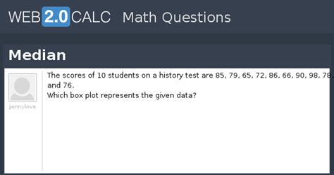 View question - Median