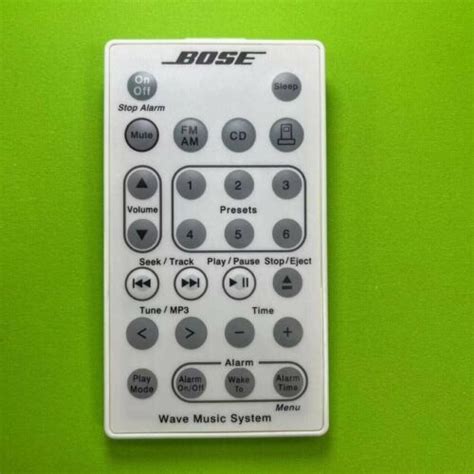 Genuine Bose Wave Music System white Remote Control India | Ubuy