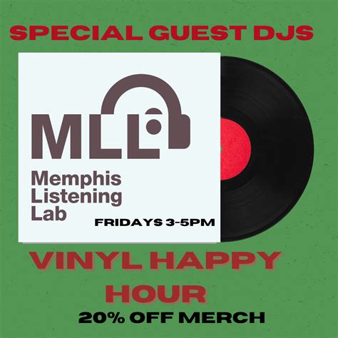 Vinyl Happy Hour - Memphis Listening Lab