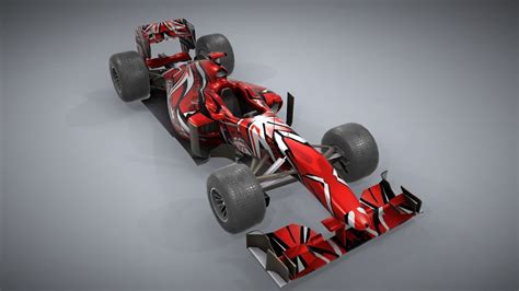3D model F1 Racing Car Model 1 VR / AR / low-poly | CGTrader