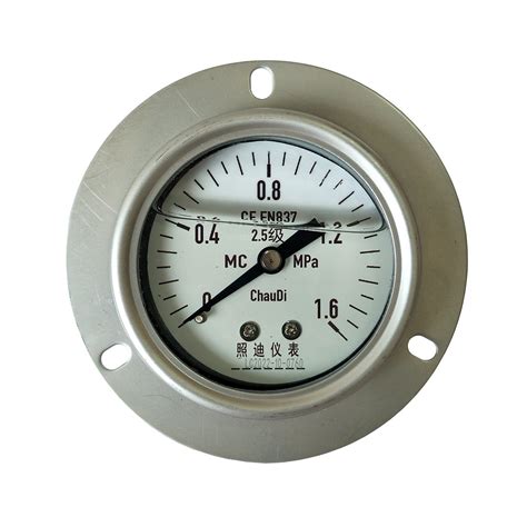 Stainless Steel Diaphragm Bourdon Tube Pressure Gauge 0-100MPa Steam ...