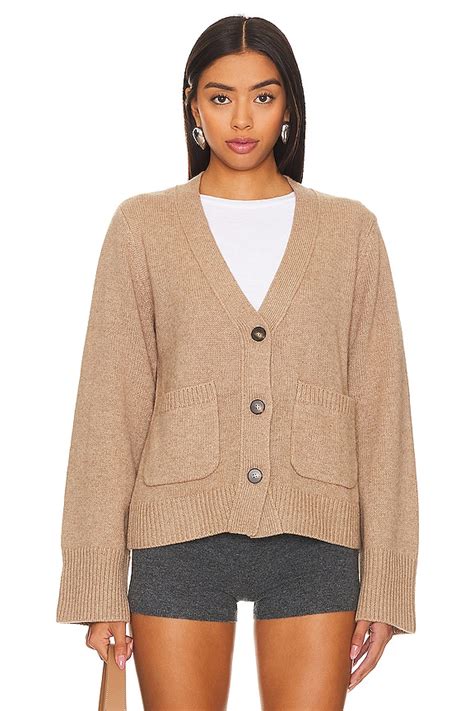 Rue Sophie Pocket Cardigan in Mushroom | REVOLVE