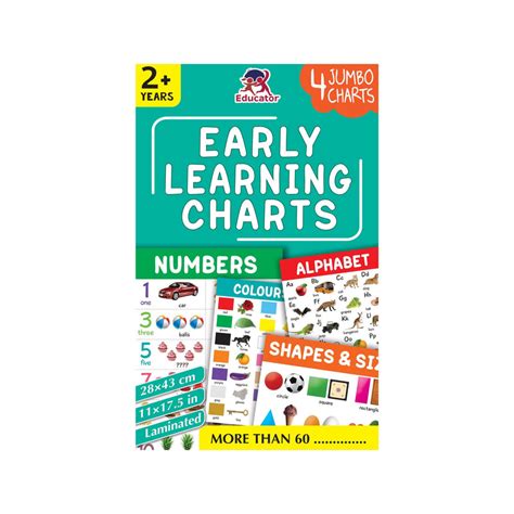 Early Learning Charts - 4 Jumbo Charts — pegasusforkids