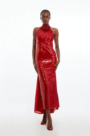 Gold Maxi Dresses | Karen Millen